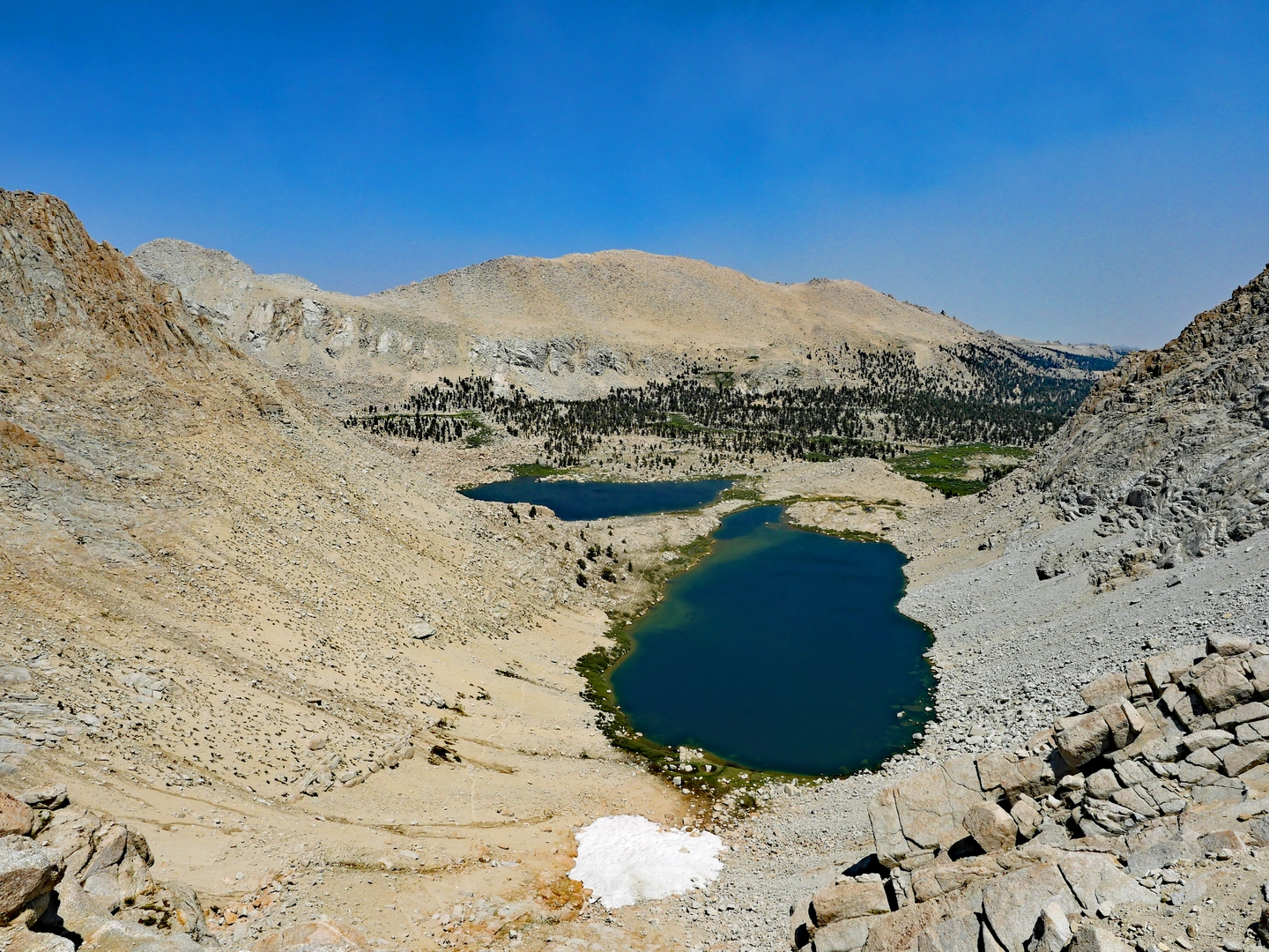 An image depicting the trail Cottonwood Lake 5 and 4 Trail and its surrounding area.