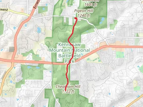 Cease Fire and Noses Creek Trail