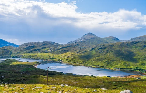 Grosa Cleit, Loch Airigh lain Oig, Loch an Rothaid and Loch Mhic Neacail