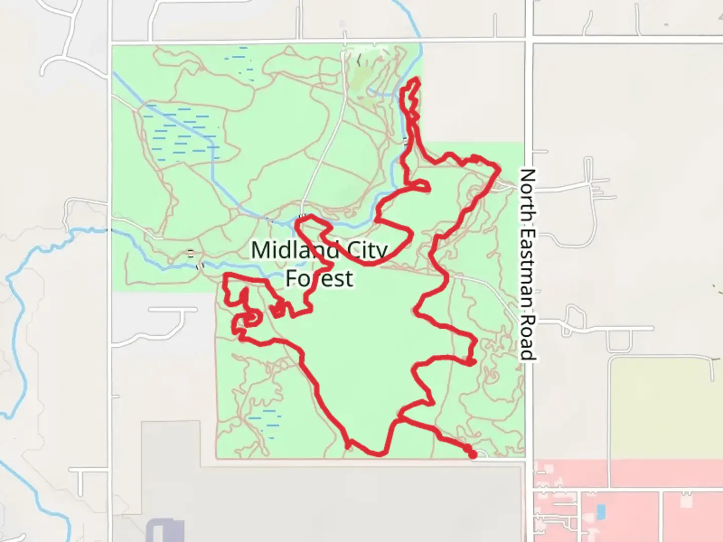 An image depicting the trail South Loop and its surrounding area.