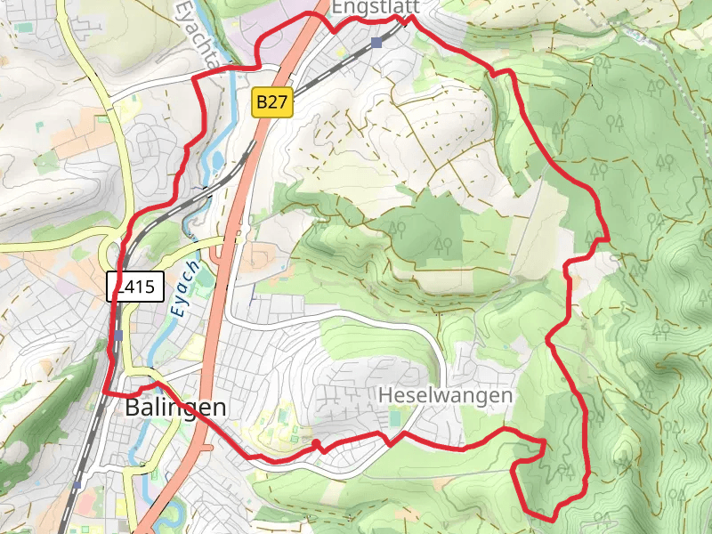 Balingen to Engstlatt Loop