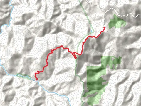 Emily Cabin Trail via Babyfoot Lake Rim Trail