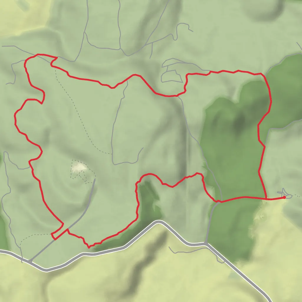 Algar do Carvão and Furnas do Enxofre Loop mobile static map