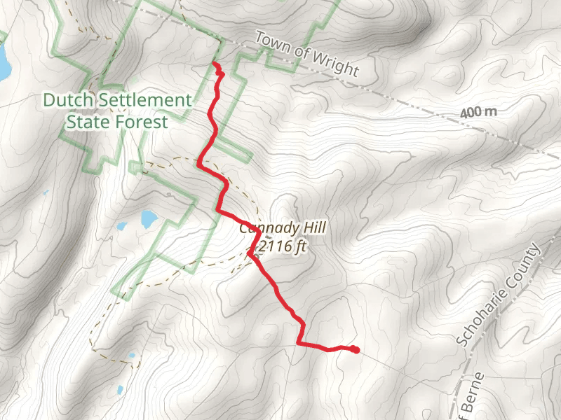 Long Path Trail via Lawton Hollow Road