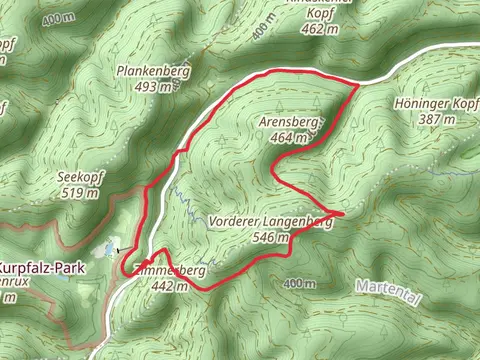 Eckkopf Loop via Wachenheim RW 6