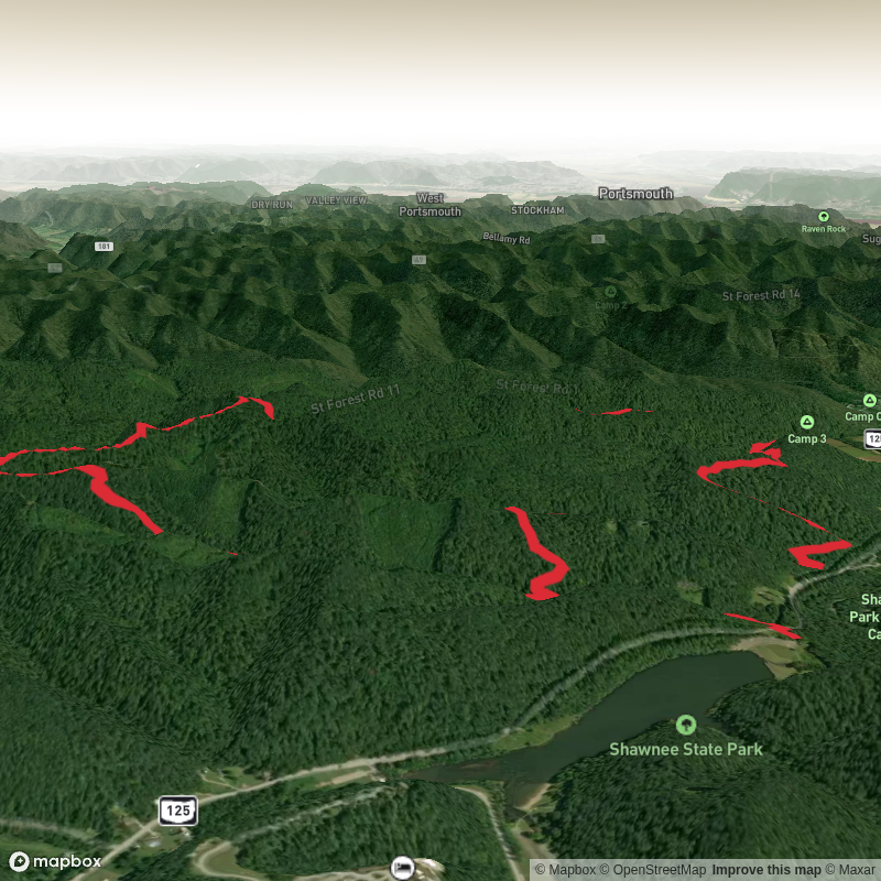Shawnee Day Hike Trail and Day Hike Trail East Loop