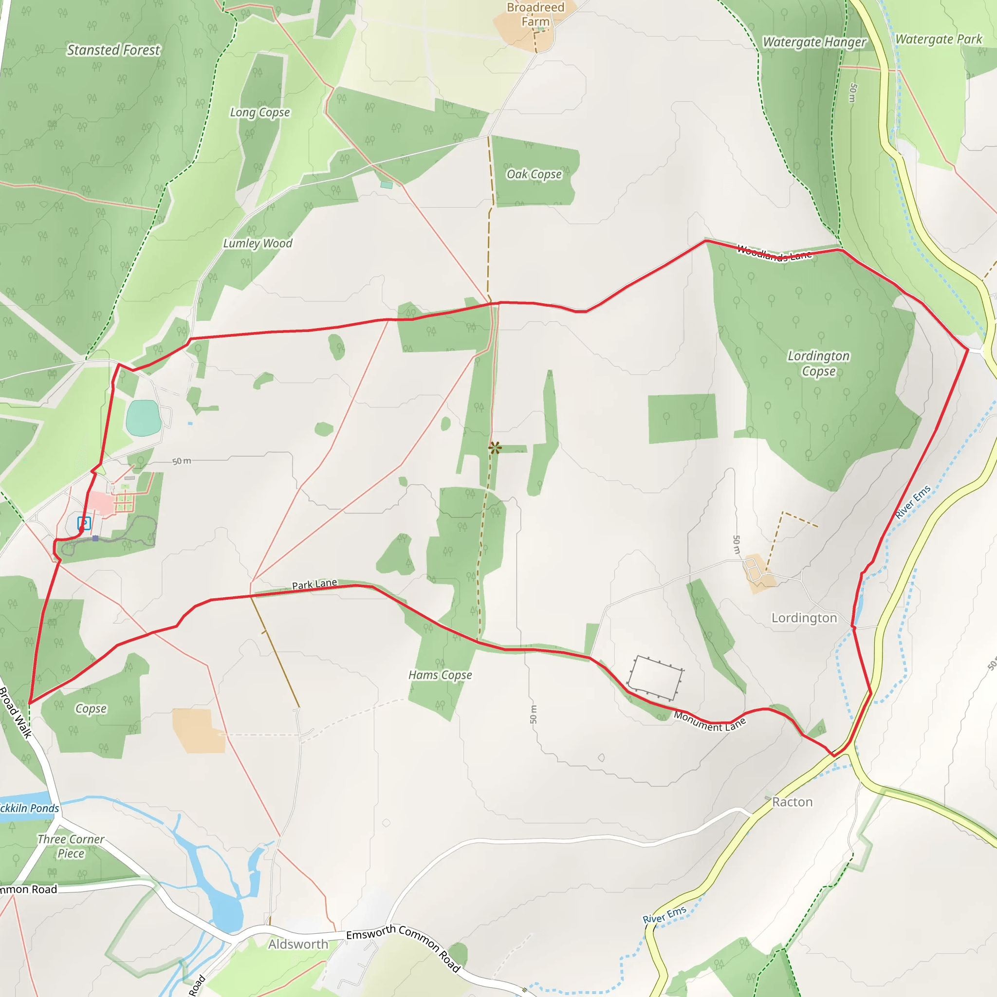Stansted Maze and Lordington Loop | West Sussex | England