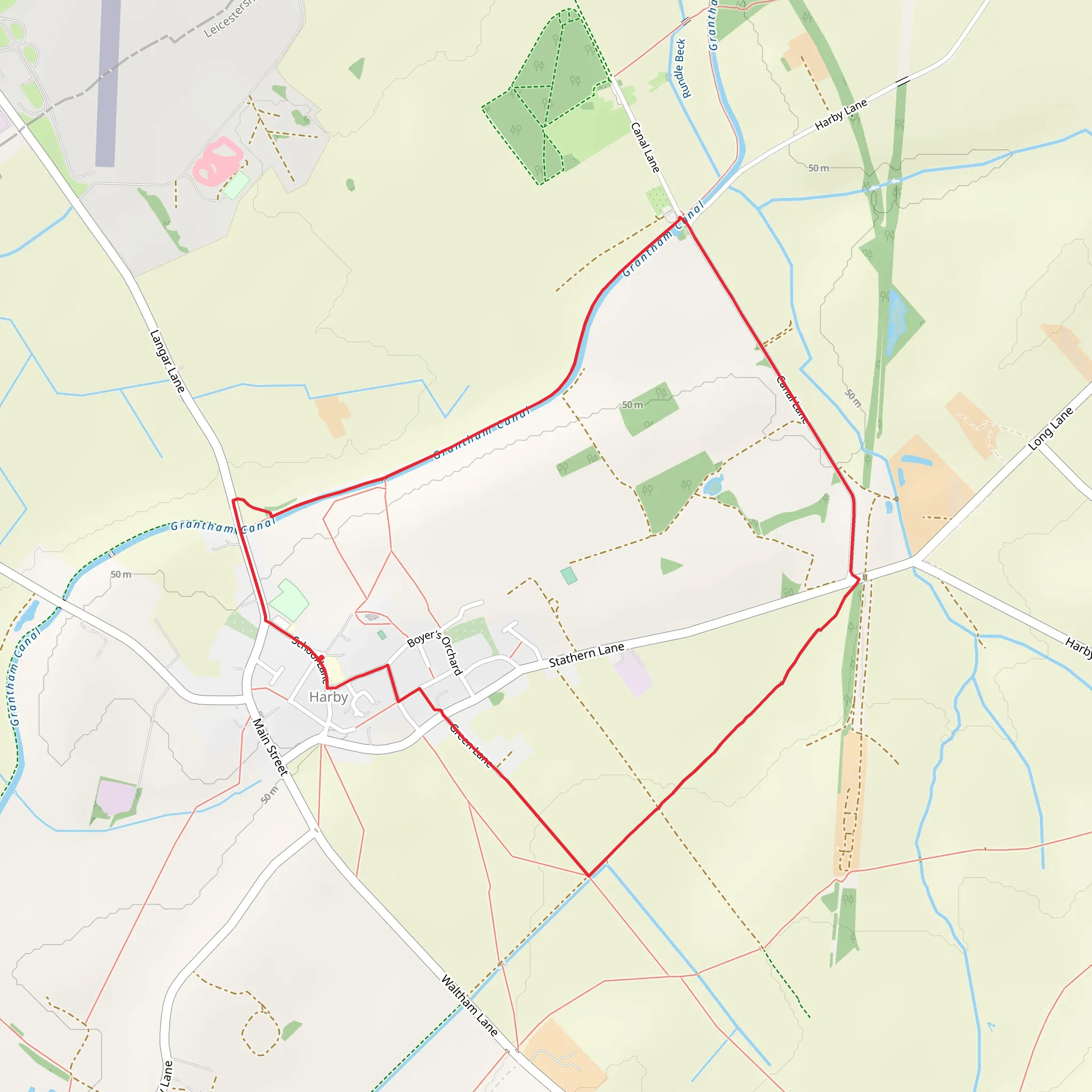 Harby Loop mobile static map