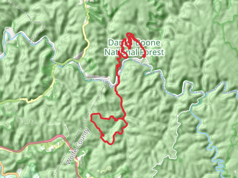 Sheltowee Trace NRT and Indian Staircase Trail
