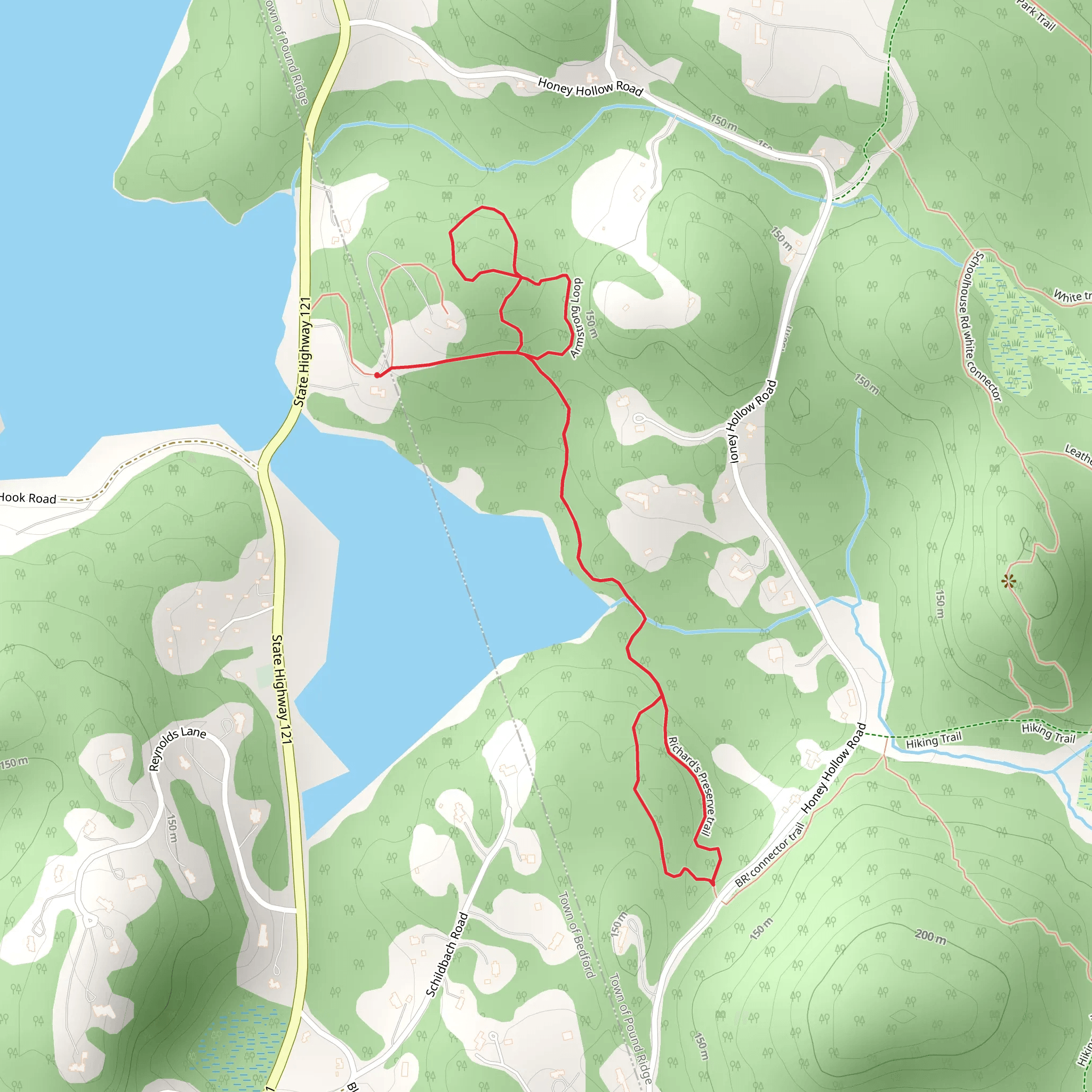 Richard's Preserve Trail via Armstrong Loop mobile static map