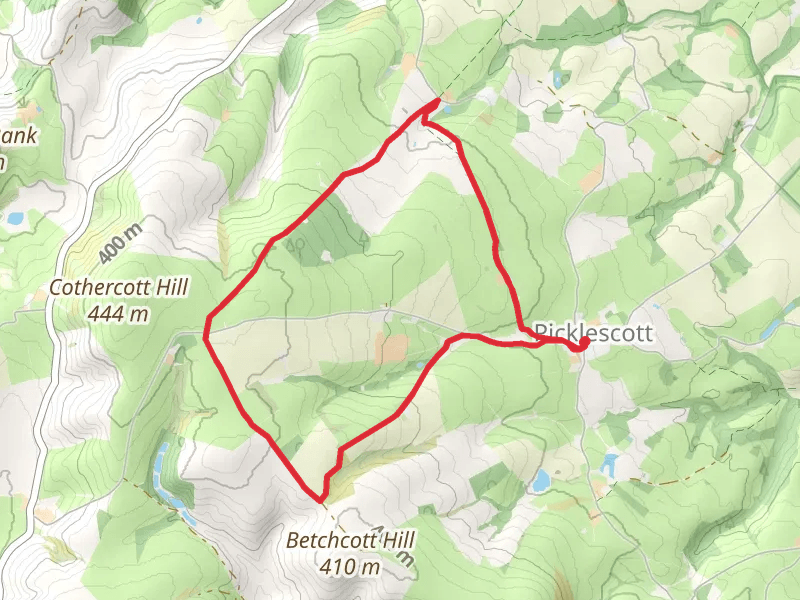 Wilderley Hill via The Port Way and Shropshire Way