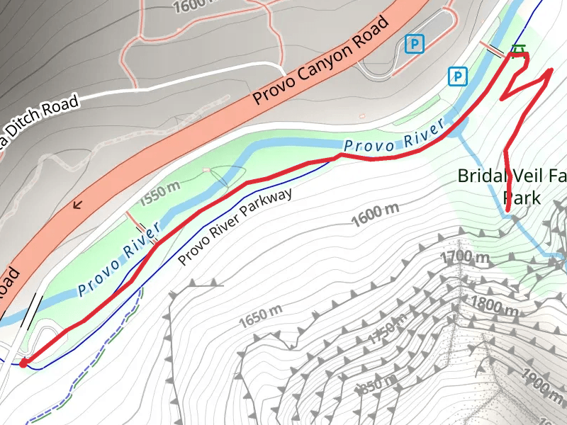 Bridal Veil Falls Park Walk