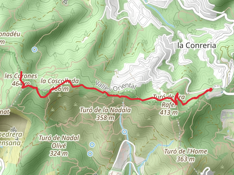 From the Conrería to the Turó de les Malesses SL C 150