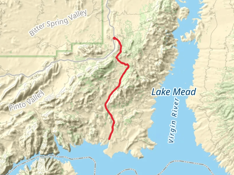 Lake Mead Trail from Northshore Road