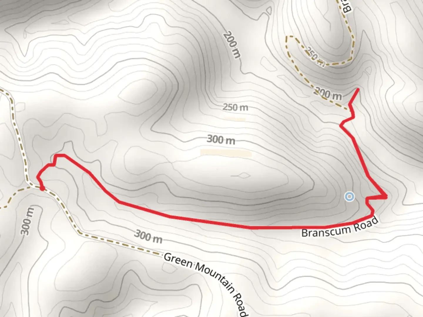 An image depicting the trail Hidden Spring - Livington and its surrounding area.