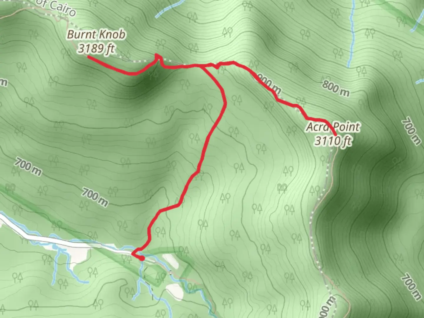 Burnt Knob and Acra Point via Black Dome Range Trail | Greene County