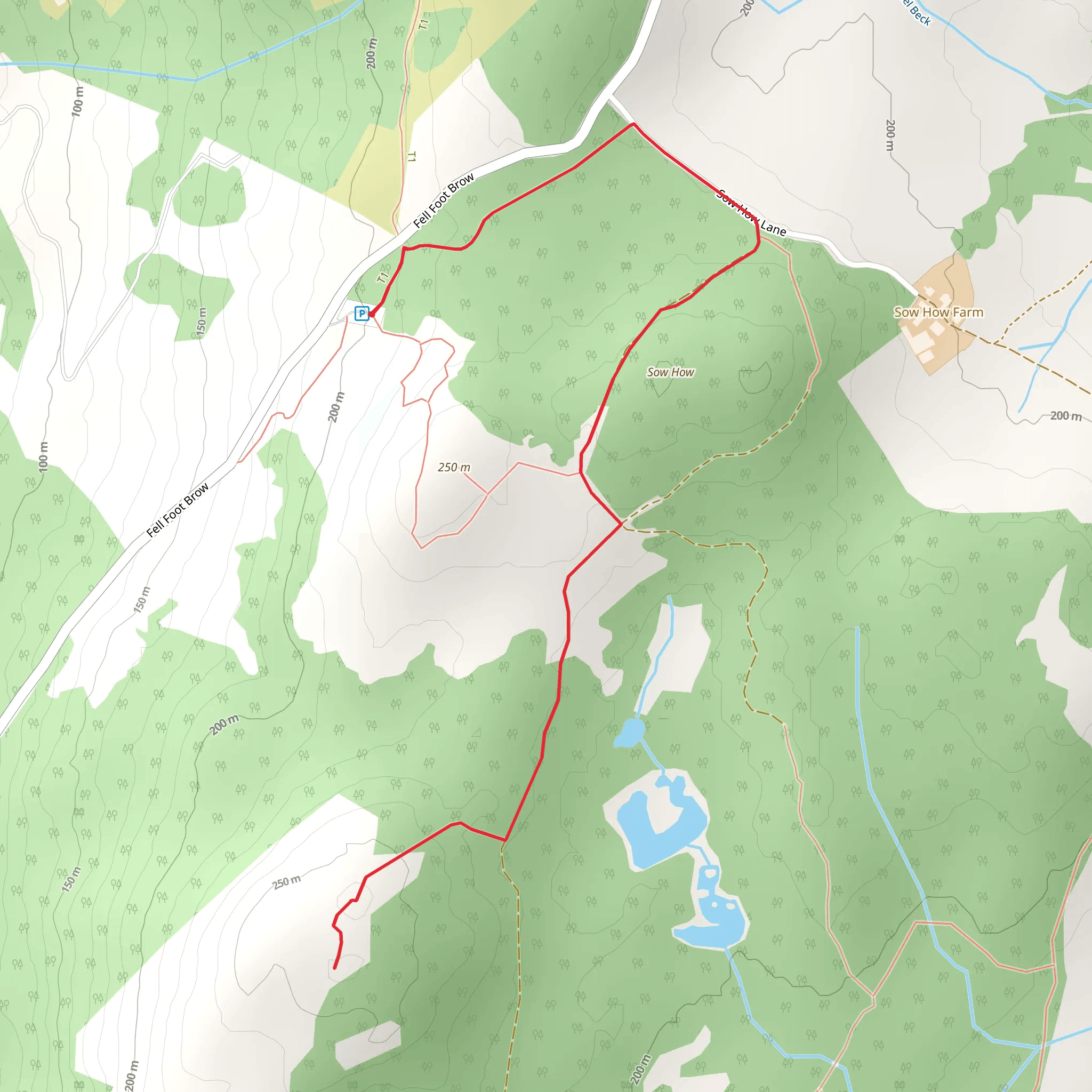 Swainson Walk mobile static map