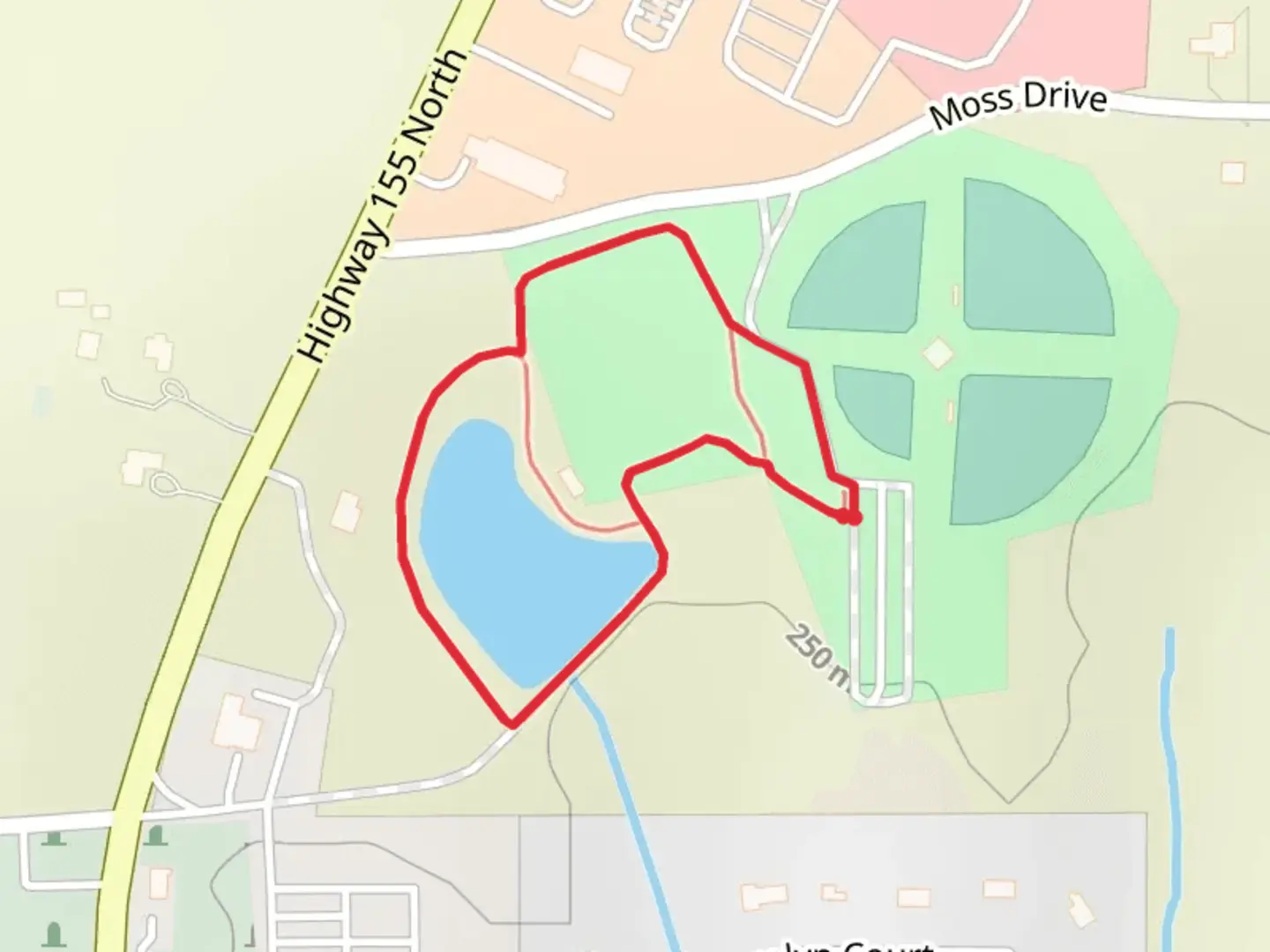 An image depicting the trail Decatur Road Loop and its surrounding area.
