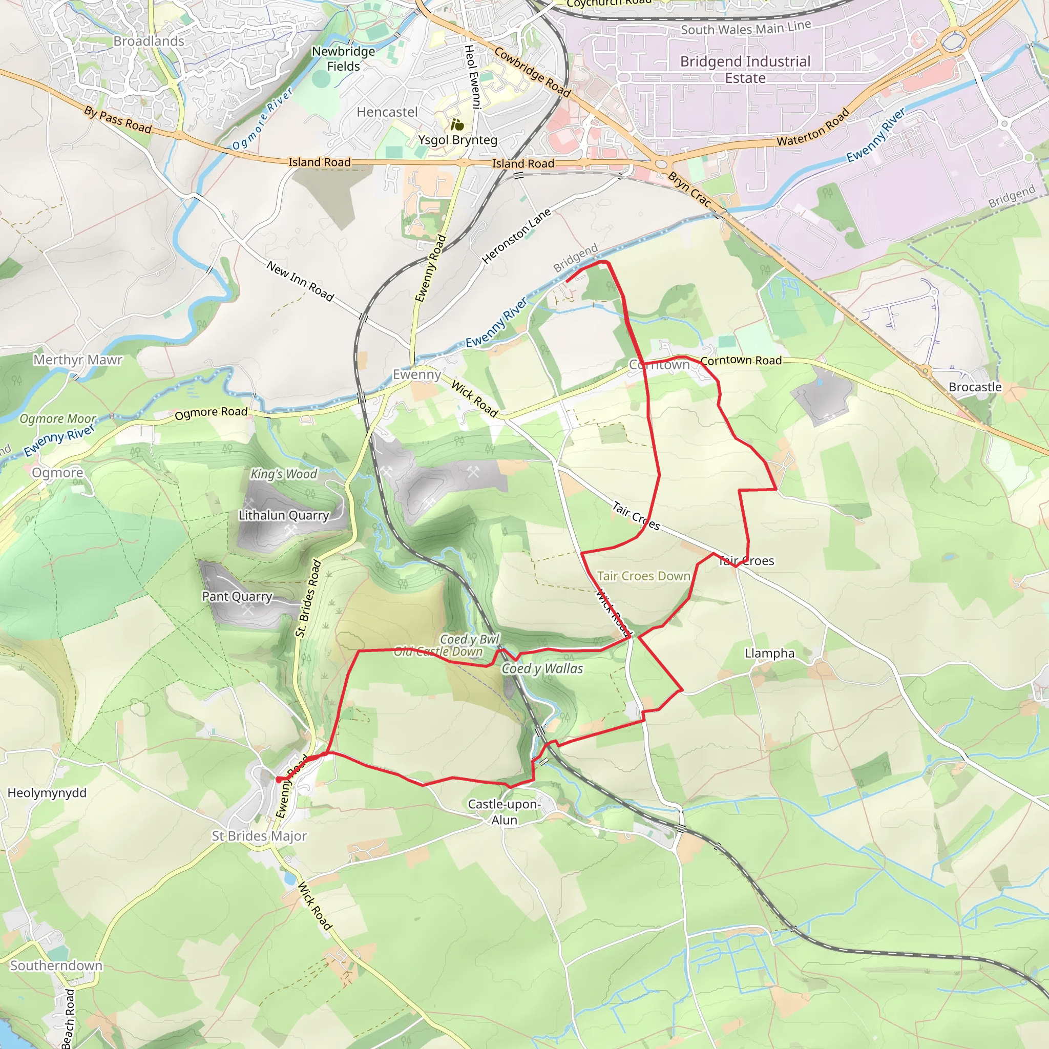 Valeway 6 (St Brides Major) mobile static map