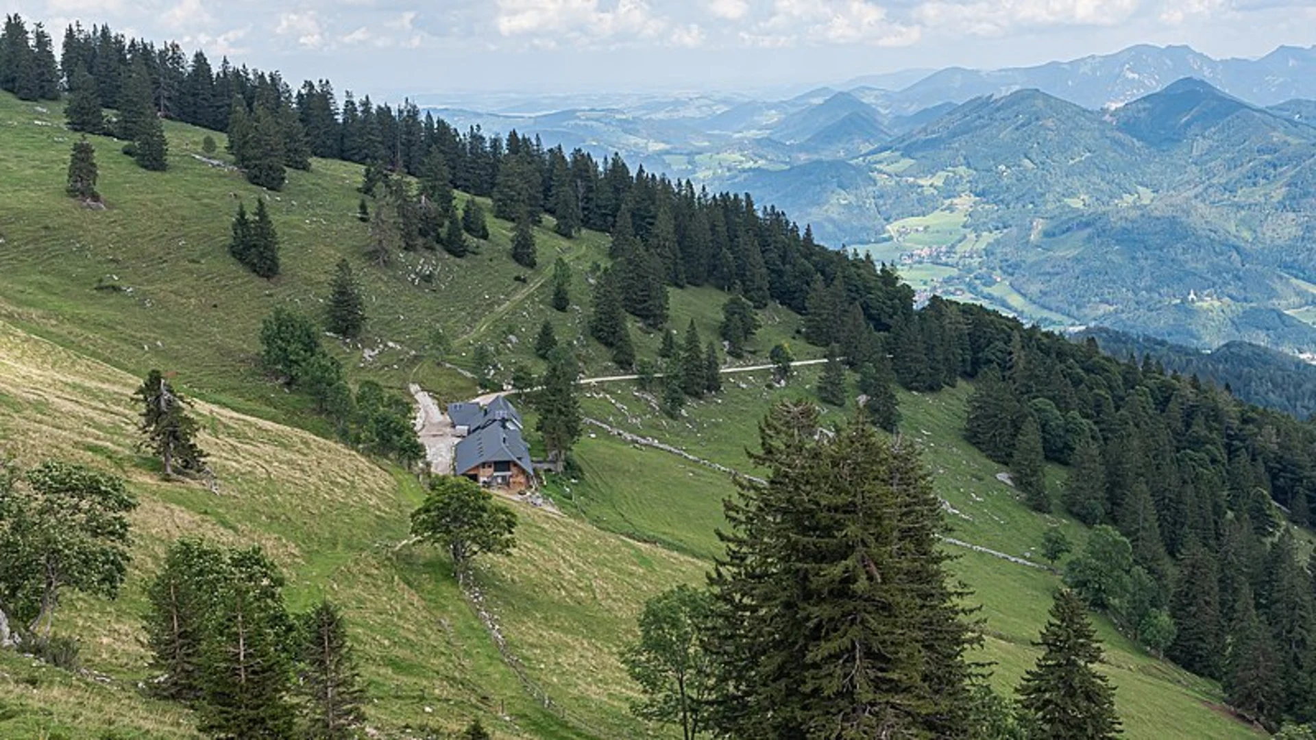 An image depicting the trail Grünau - Gradnalm - Steinbach am Ziehberg and its surrounding area.
