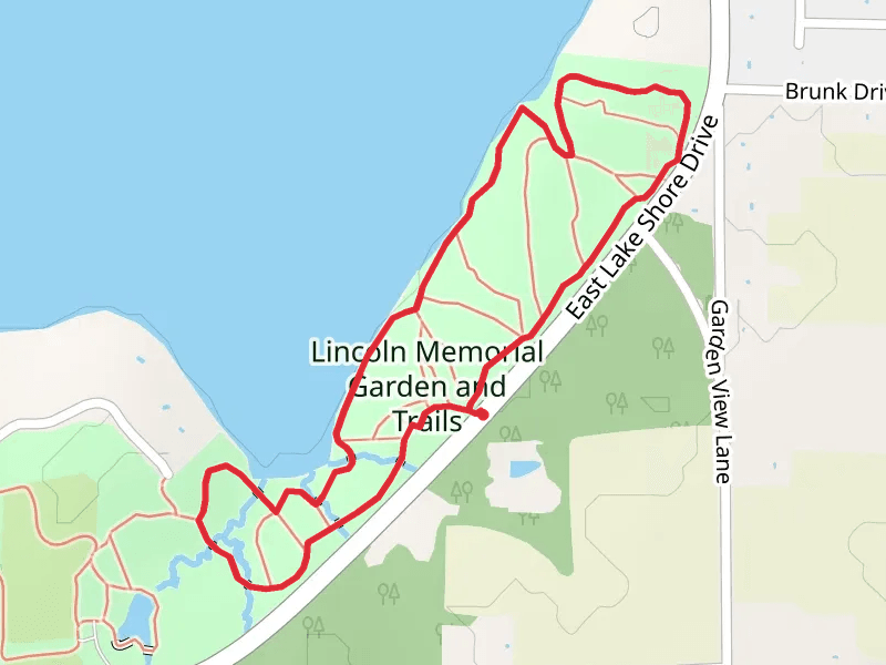 Lincoln Memorial Garden and Trails Loop