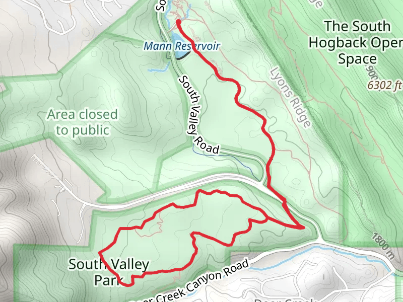 Swallow Trail and Grazing Elk Trail