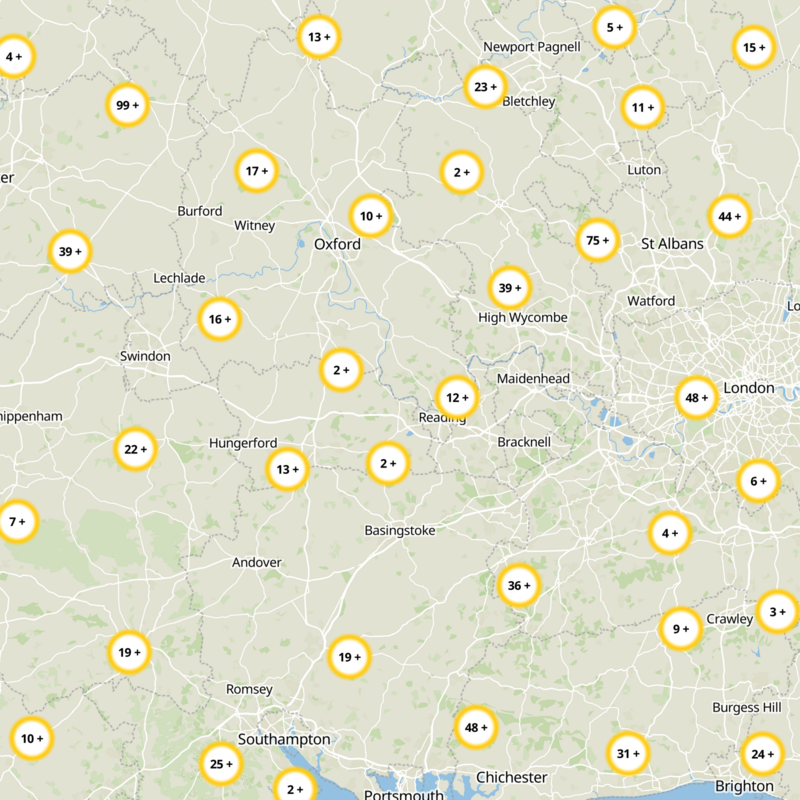 West Berkshire Static Map