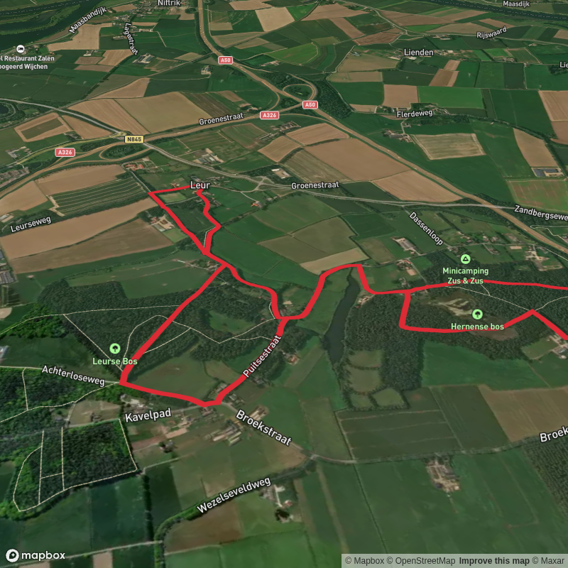 Hernense Bos, Hernense Meer and Leursche Bosch Loop