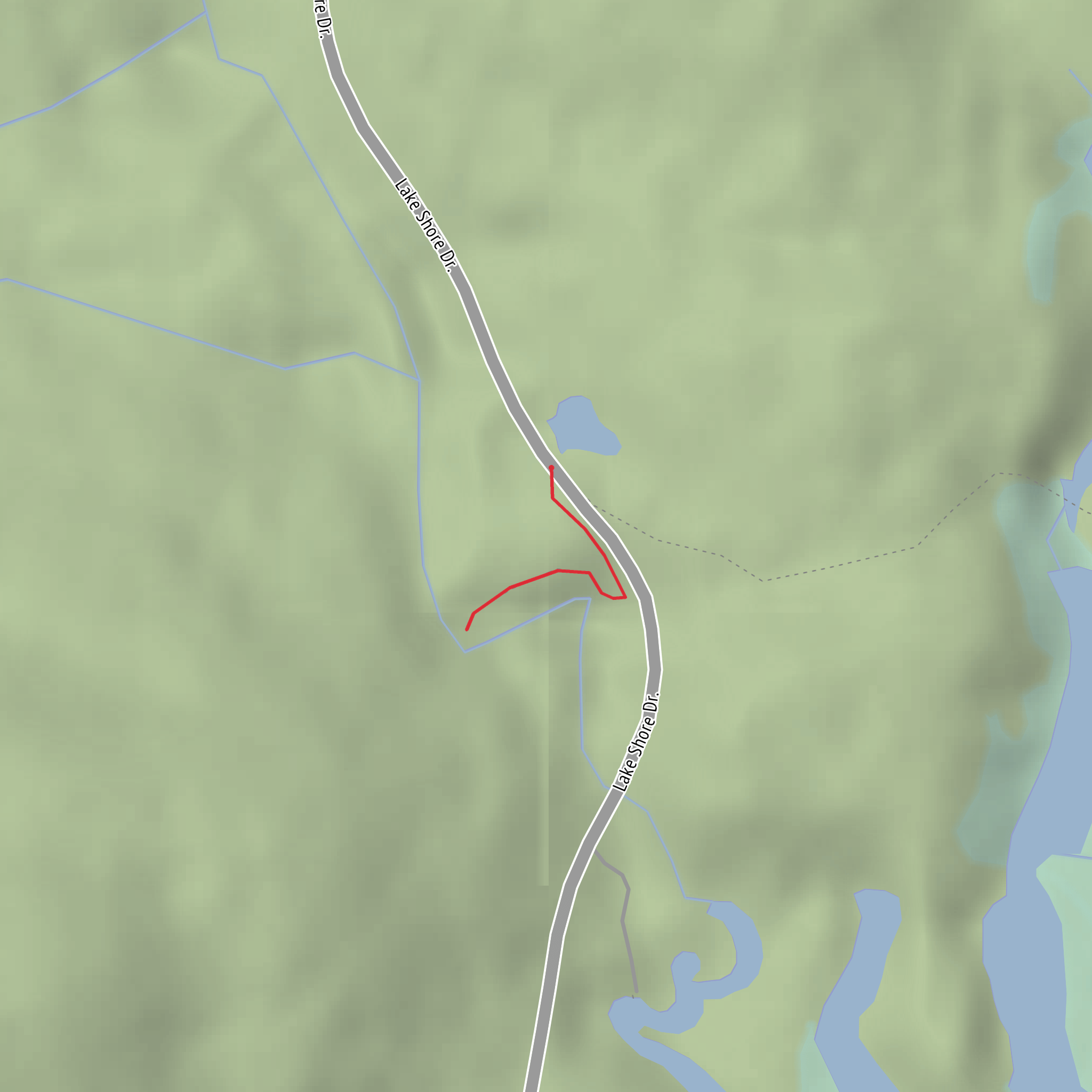 Northwest Bay Brook Falls mobile static map