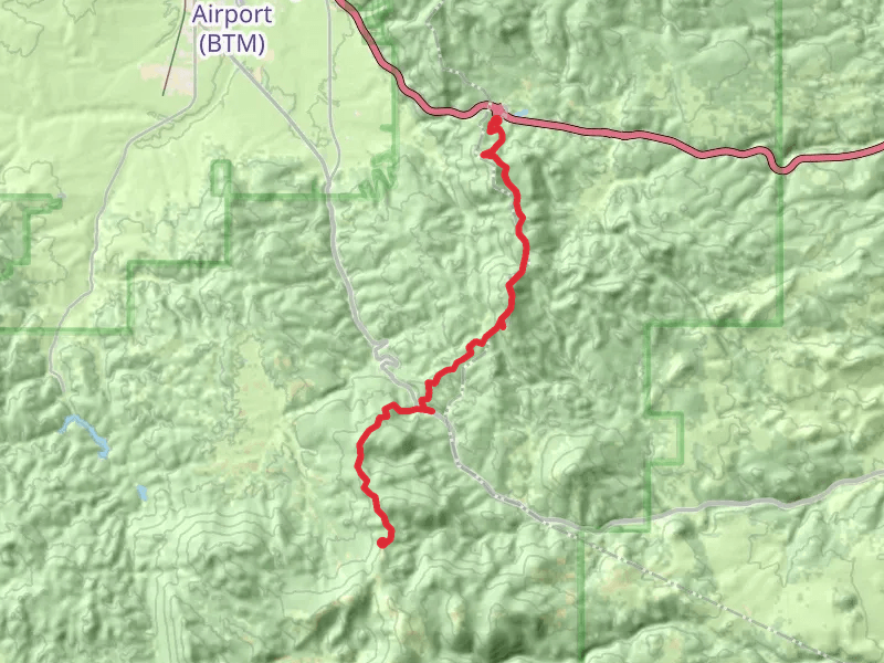 Continental Divide Trail from Homestake Lake