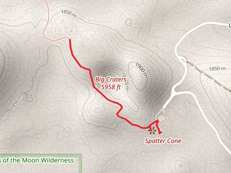 Spatter Cones, Snow Cone and North Crater Trail