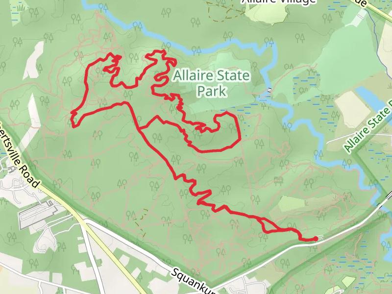 Allaire State Park Loop