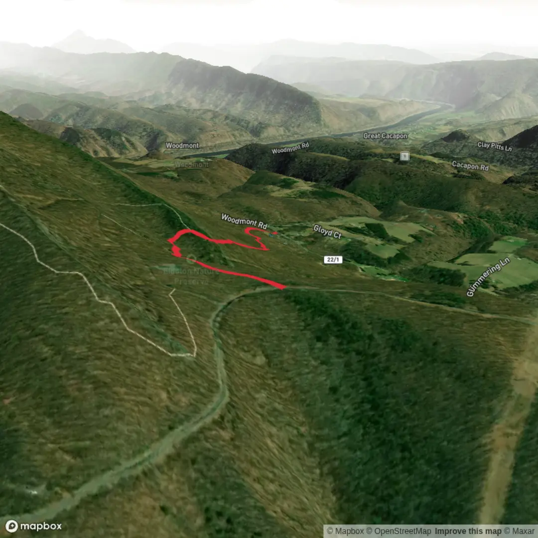 An image depicting the trail Old Coach Road Trail and its surrounding area.