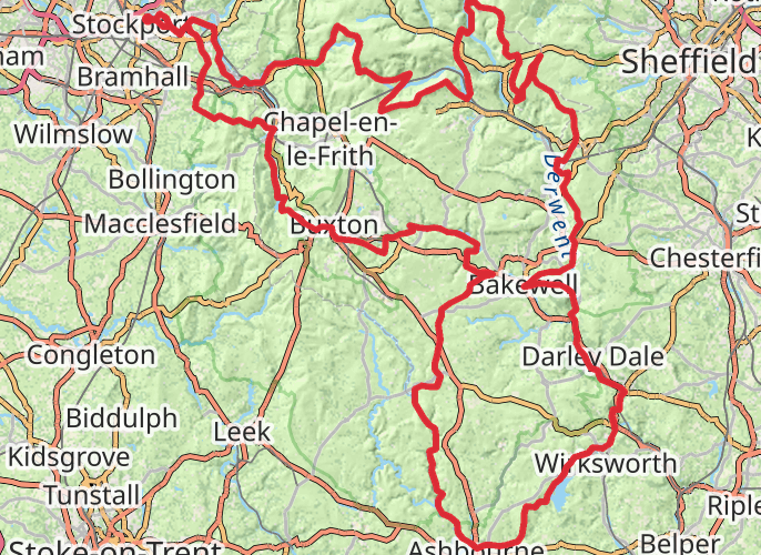 Peak way mobile static map
