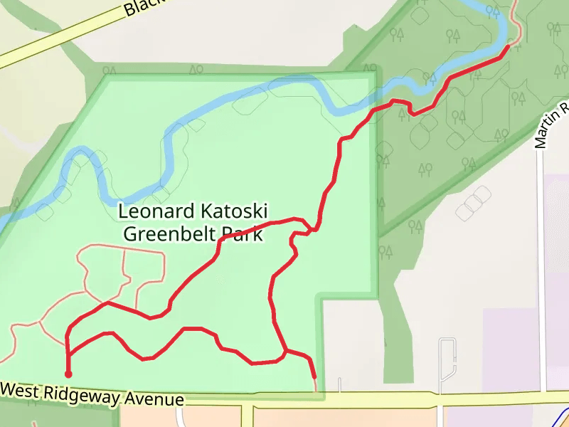 Leonard Katoski Greenbelt Park Loop - South