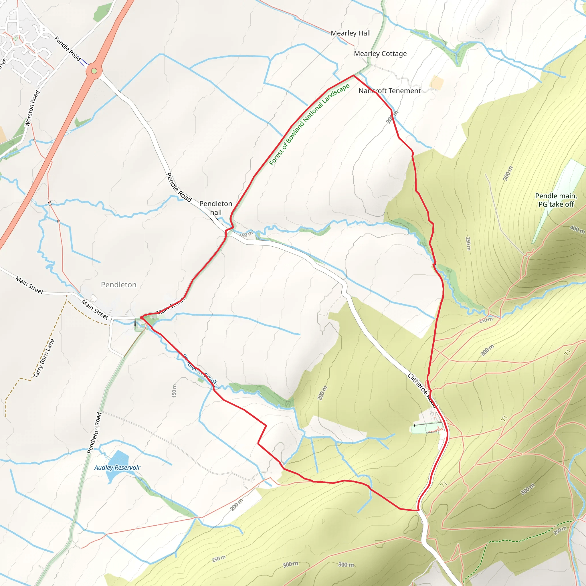Pendleton Loop mobile static map