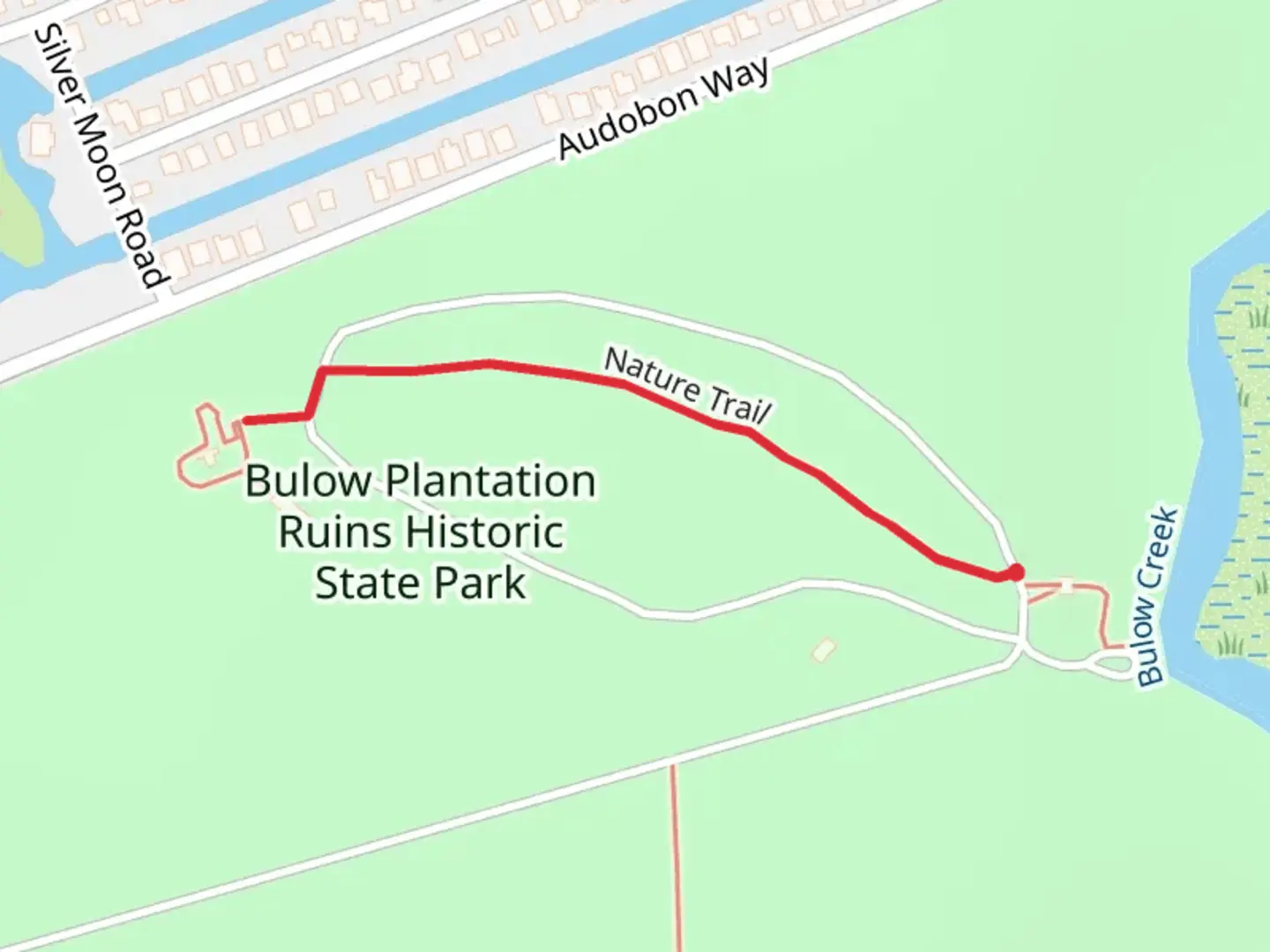 An image depicting the trail Nature Trail - Bulow Plantation Ruins Historic State Park and its surrounding area.