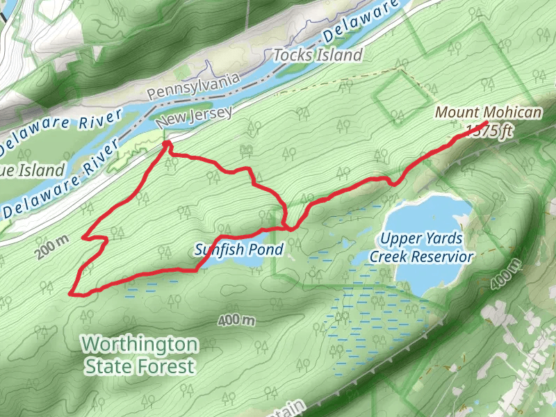 Sunfish Pond and Racoon Ridge Loop TRail