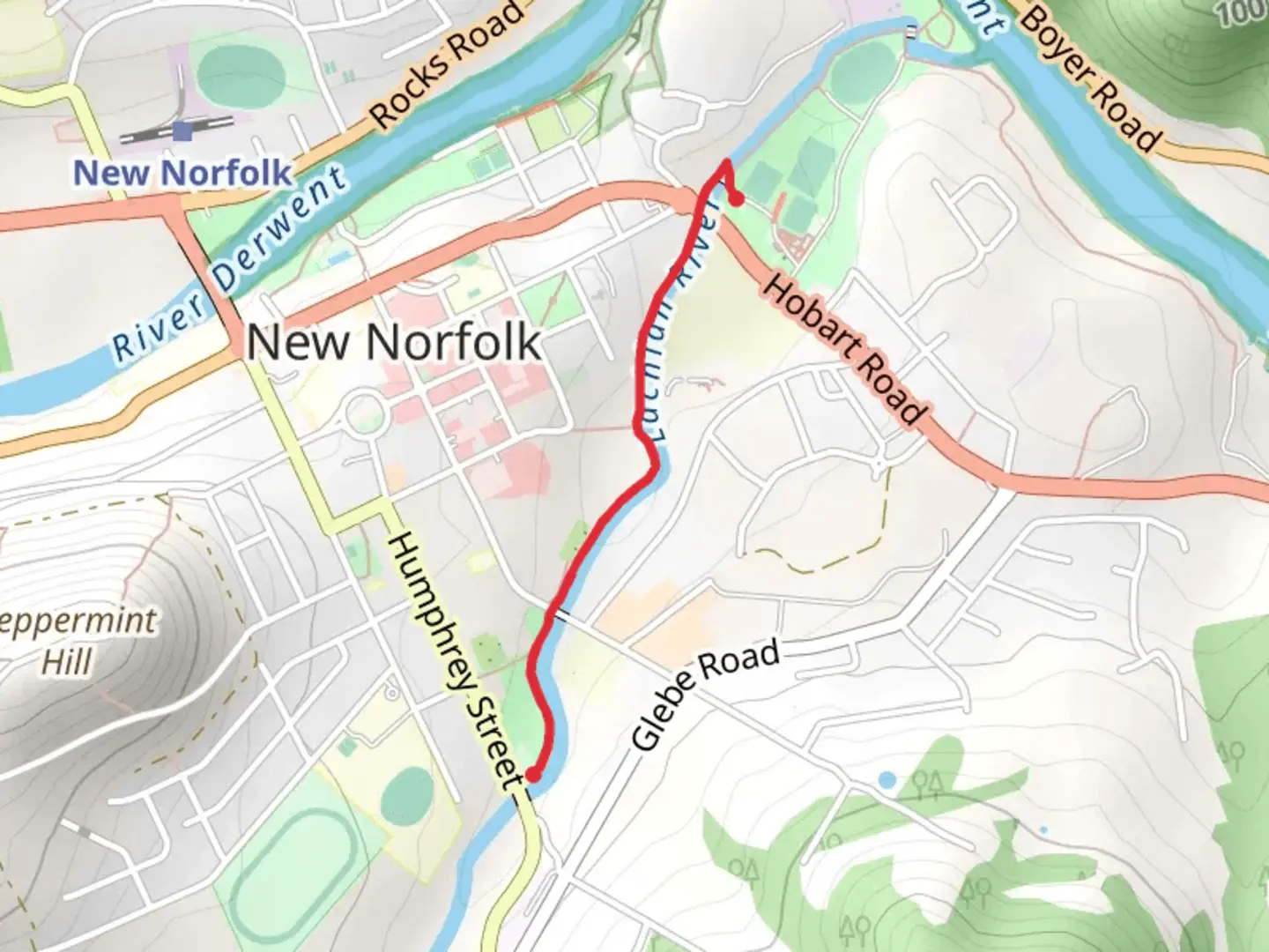 An image depicting the trail Bicentennial Track and its surrounding area.