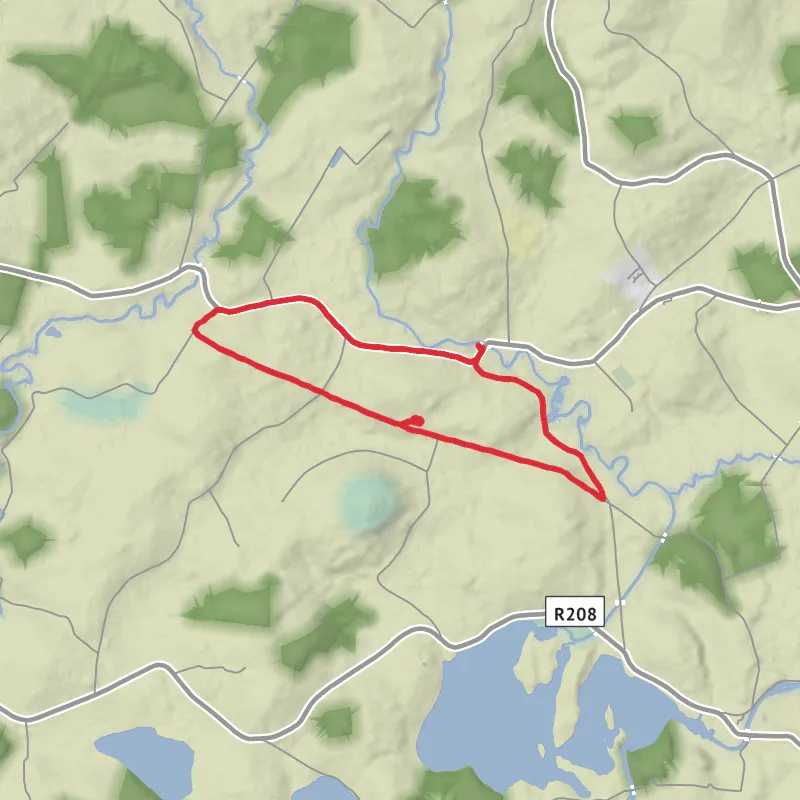 Hike from Leitrim mobile static map
