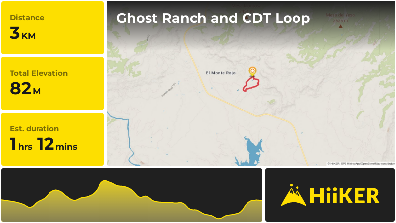 Ghost Ranch and CDT Loop | Rio Arriba County | New Mexico