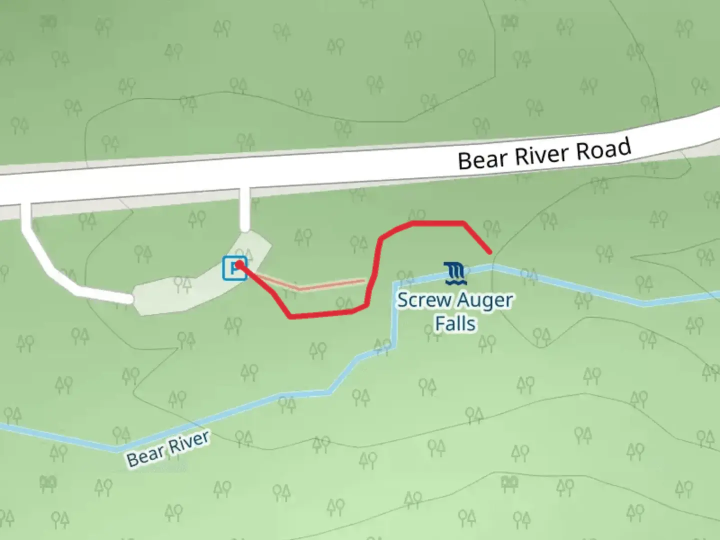 An image depicting the trail Bear River Walkalong and its surrounding area.