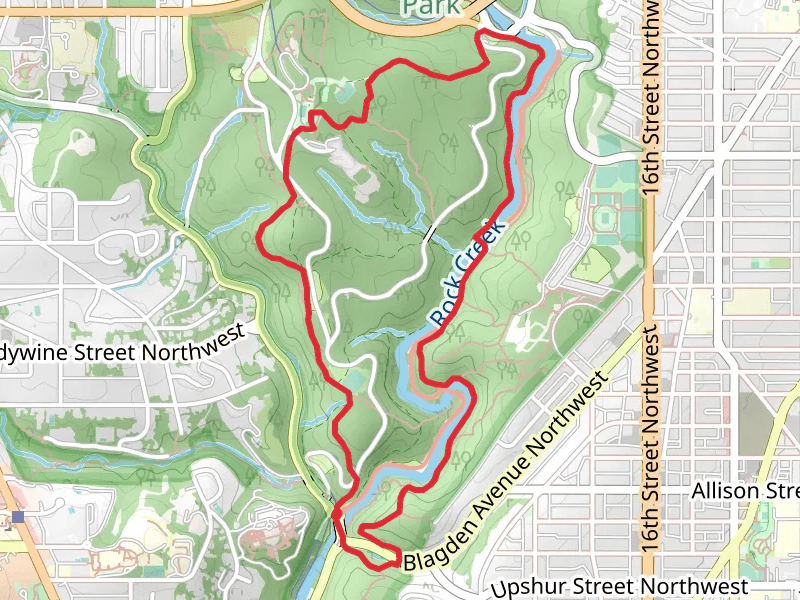 Western Ridge, Rapids Bridge and Valley Loop Trail