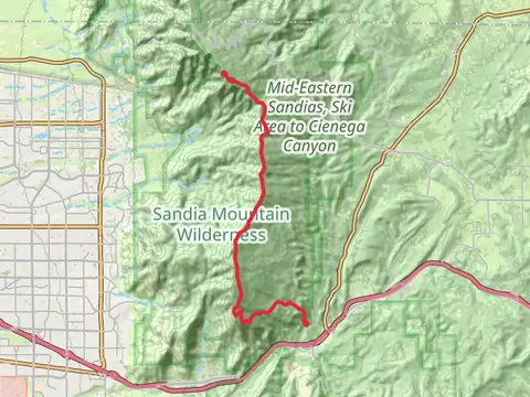 South Crest Trail from Thunderbird Trail