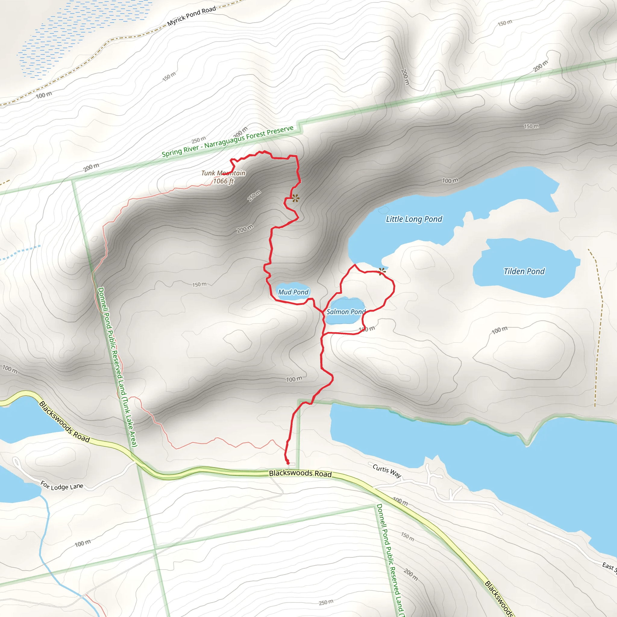 Tunk Maintain Ridge mobile static map