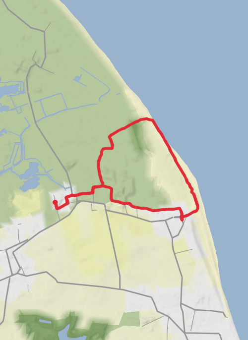 Great Yarmouth Hiking mobile static map