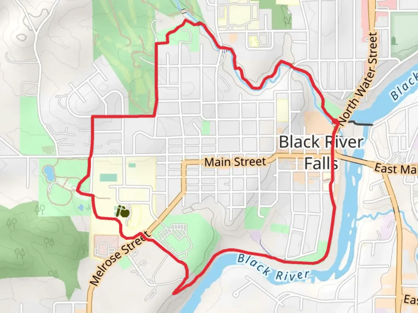 An image depicting the trail Foundation Loop Trail and its surrounding area.
