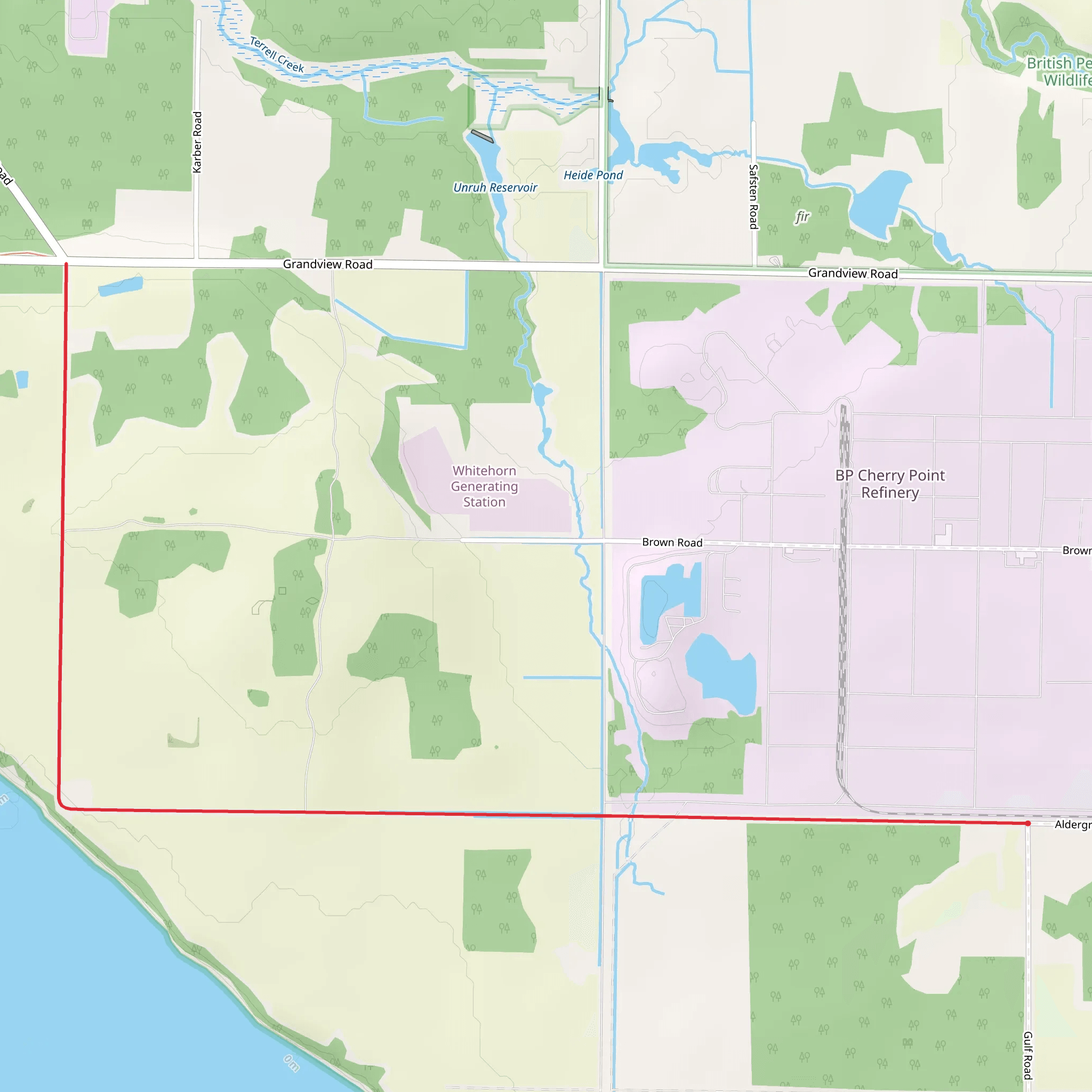Cherry Point mobile static map
