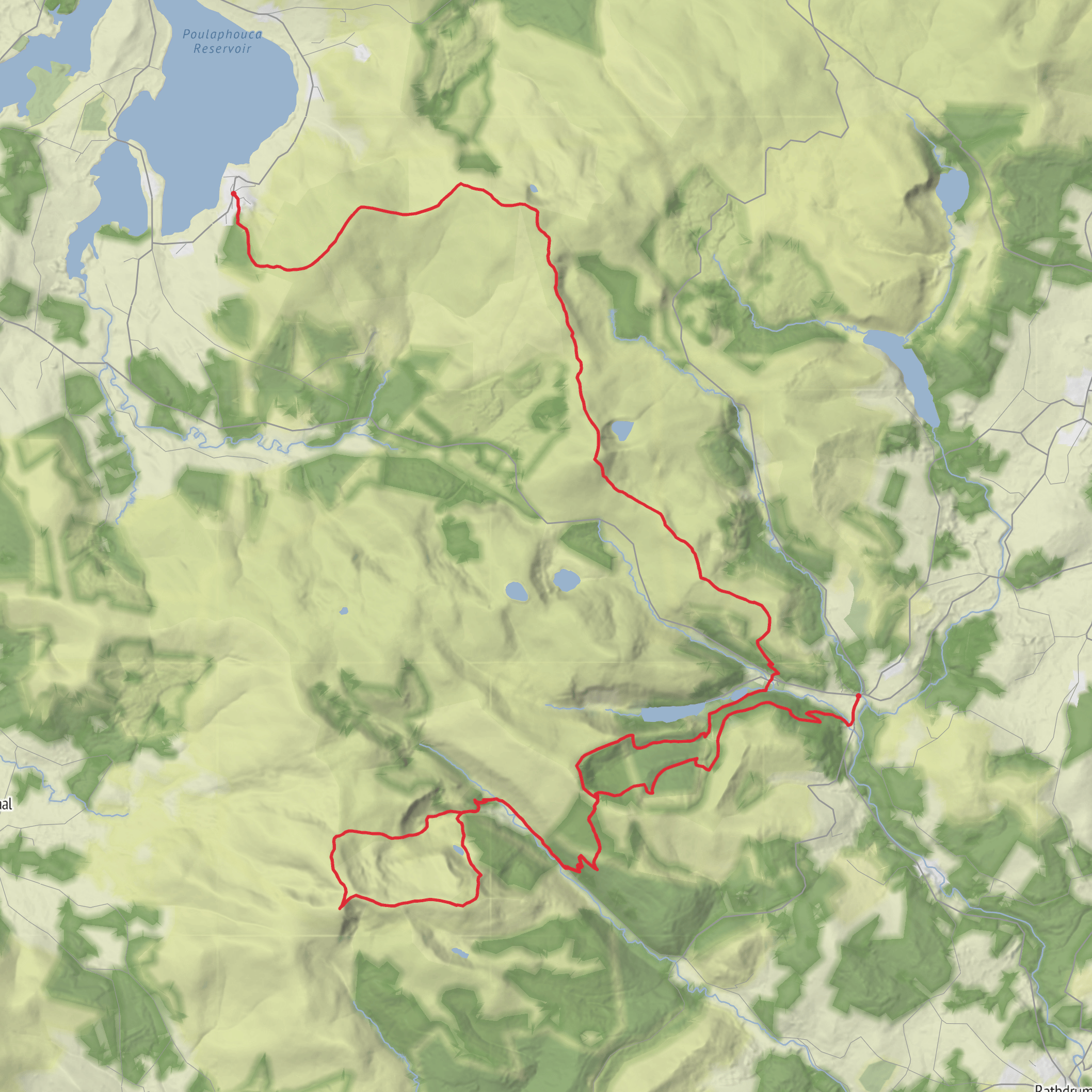 The 4 Highest Peaks Challenge mobile static map