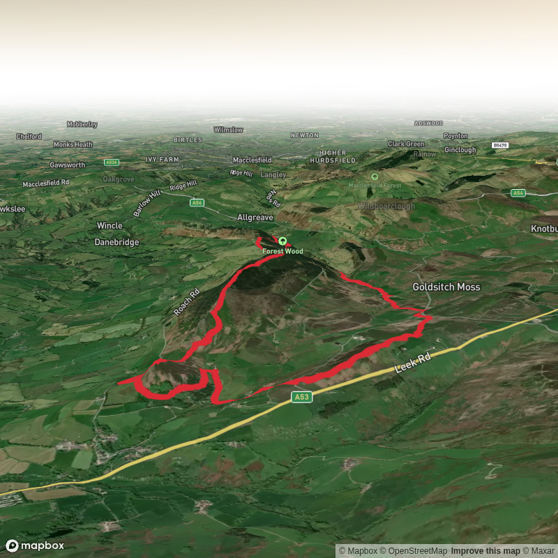 Hen Cloud, The Roaches, Luds Church, Gradbach Hill and Ramshaw Rocks Loop